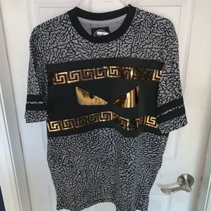 Brand New Black, Gray, and Gold T-shirt